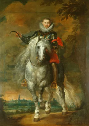 Portrait of Don Rodrigo Calderon on Horseback