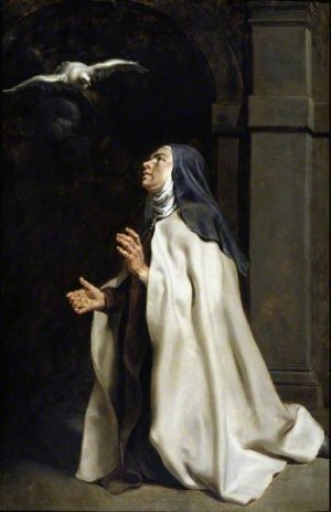 Teresa of Avila's Vision of the Dove by Oil Painting Reproduction