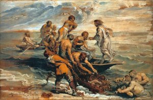 The Miraculous Draught of Fishes by Oil Painting Reproduction