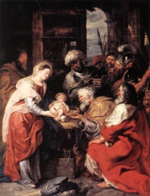 Adoration of the Magi by Oil Painting Reproduction