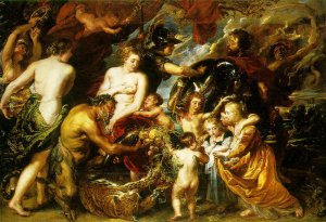 Allegory on the Blessings of Peace by Oil Painting Reproduction