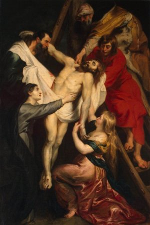 Descent from the Cross by Oil Painting Reproduction