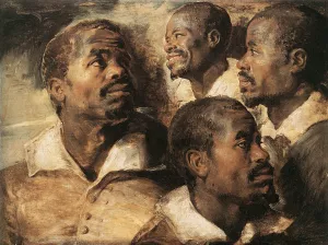 Four Studies of the Head of a Negro