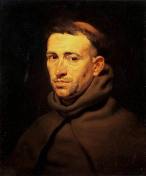 Head of a Franciscan Friar by Oil Painting Reproduction