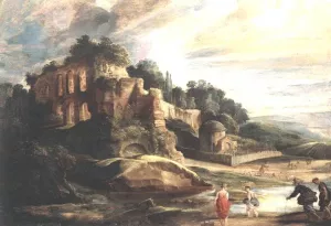 Landscape with the Ruins of Mount Palatine in Rome