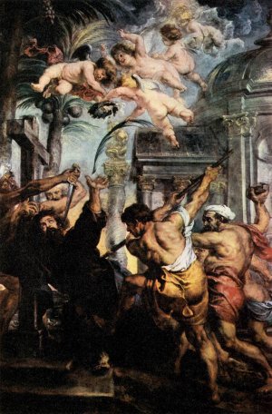 Martyrdom of St Thomas by Oil Painting Reproduction