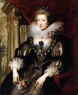 Portrait of Anne of Austria by Oil Painting Reproduction