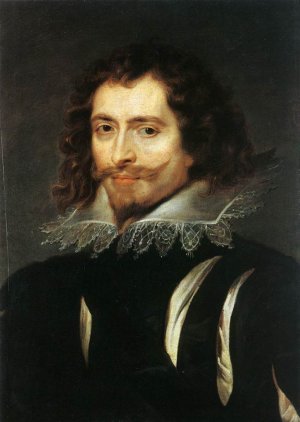 Portrait of George Villiers, First Duke of Buckingham by Oil Painting Reproduction