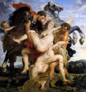 Rape of the Daughters of Leucippus by Oil Painting Reproduction