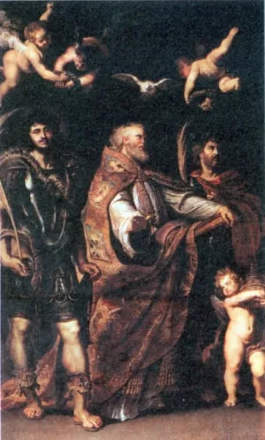 St George with St Maurus and Papianus