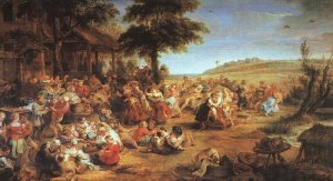 The Village Fete 2 by Oil Painting Reproduction